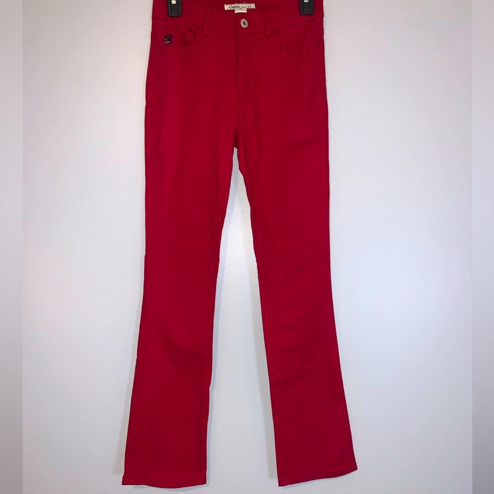 Vintage Late 90s / 2000 Y2K Guess Jeans Bootcut Red